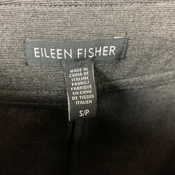 Eileen Fisher Milano Knit Slim Pants Small Gray - Picture 8 of 8